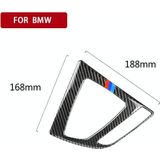 Three Color Carbon Fiber Car Gear Panel Decorative Sticker for BMW (F30) 2013-2017 / (F34) 2013-2017 Right Drive