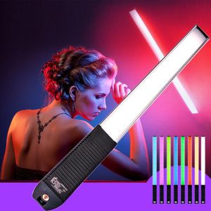 LUXCeO Q508A 8 kleuren foto LED stick video licht waterdicht handheld LED vullicht flash verlichting lamp met afstandsbediening