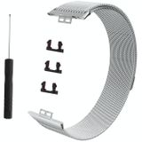 Voor Huawei Watch Fit Milanese Vervanging Strap Watchband (Zilver)