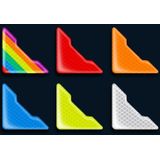2 Sets Autoverveiligheid Waarschuwing Reflecterende Anti-Strike Stickers  Kleur: Epoxy Kleurrijk