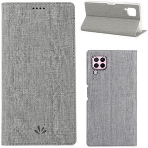 Voor Huawei nova 6 SE / P40 Lite / nova 7i ViLi DMX-54 Schokbestendige TPU + PU Leather Magnetic Attraction Horizontale Flip Beschermhoes met kaartslots & houder(Grijs)