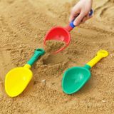 10 PCS Beach Shovel Speelgoed zand graven Tool Kinderen Spelen Sneeuw Schop (Geel)
