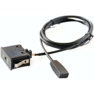 Auto AUX AUDIO-interface + kabelraadharnas voor BMW E46 3-serie