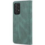 For Samsung Galaxy A72 5G / 4G AZNS Dream II Skin Feel PU+TPU Horizontal Flip Leather Case with Holder & Card Slots & Wallet(Green)