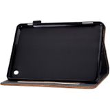 Voor Amazon Kindle Fire 7 2022 Koeienhuid Textuur Smart Leather Tablet Case (Bruin)