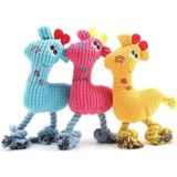 3 stks Pet Knuffels voor katten en honden pluche maskorrels herten vocale hond speelgoed