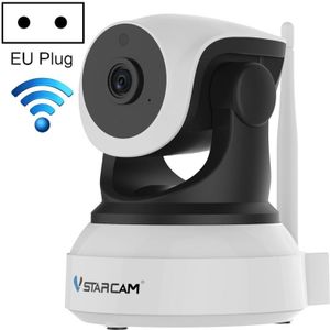 VSTARCAM C24 720P HD 1 0 megapixel draadloze IP-camera  ondersteuning TF-kaart (128GB Max)/nachtzicht/bewegingsdetectie  EU-plug