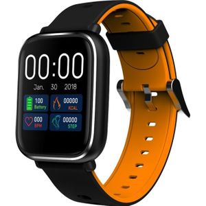 Q58S 1 3 inch TFT touch scherm IP67 waterdichte SmartWatch  ondersteuning oproep herinnering/hartslag monitoring/Blood Drukbewaking/slaapbewaking (oranje)