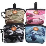 Multifunctionele Pet Training Camouflage Snacks Bag Portable Dog Walking Belt Bag(Blauw)