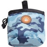 Multifunctionele Pet Training Camouflage Snacks Bag Portable Dog Walking Belt Bag(Blauw)