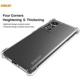 Voor Honor V40 Hat-Prince ENKAY Clear TPU Shockproof Case Soft Anti-slip Cover