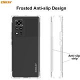 Voor Honor V40 Hat-Prince ENKAY Clear TPU Shockproof Case Soft Anti-slip Cover