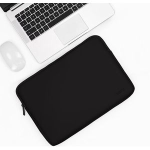 BAONA BN-Q001 PU lederen laptoptas  kleur: middernacht zwart  maat: 15 / 15 6 inch