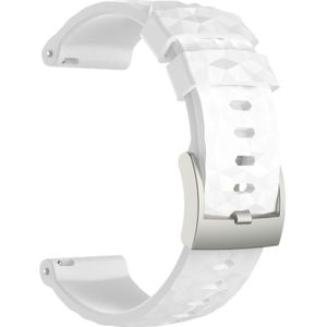 Silicone polsbandje voor vervanging voor SUUNTO Sport Baro (wit)