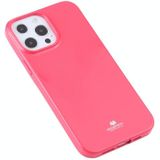 Goosspery Jelly Full Coverage Soft Case voor iPhone 13 Pro (Rose Red)