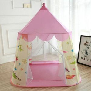 Kinderen Indoor Toy House Yurt Game Tent (Roze)
