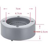 4 PCS / Set Furniture Home Appliance Wasmachine Rubber Foot Mat vochtbestendig schokabsorptie verhoogde voetmat basis grijs  stijl: 2 5 cm plus laag