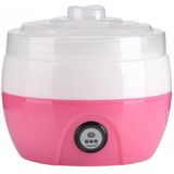 Elektrische automatische yoghurt maker machine yoghurt DIY gereedschap Kithchen plastic container 220V capaciteit: 1L (roze)