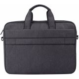 DJ03 waterdichte anti-kras anti-diefstal n-schouder handtas voor 14 1 inch laptops  met koffer gordel (zwart)