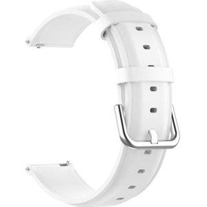 Voor Huawei Watch GT 3 42mm 20mm Ronde Tail Lederen Horlogeband