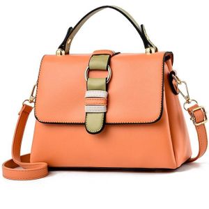 08818 Multifunctional Lady Small Square Handbag(Orange)