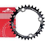 MOTSUV ronde smalle brede Chainring MTB fiets 104BCD tand plaat onderdelen schijf 32T (zwart)