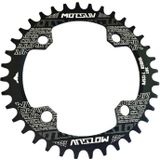 MOTSUV ronde smalle brede Chainring MTB fiets 104BCD tand plaat onderdelen schijf 32T (zwart)