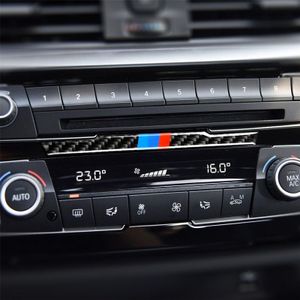 RRX CARBON Carbon Fiber auto centrale controle CD decoratieve sticker voor BMW (F30) 2013-2015/(F34) 2013-2016
