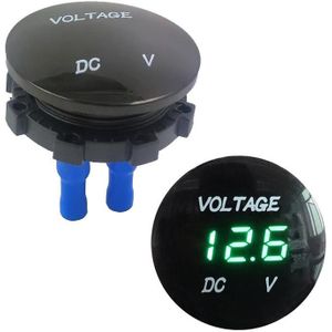 DC12-24V Automotive batterij DC Digitale Display Voltage Meter Modified Meetinstrument (groen licht)