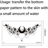 10 stks Waterdichte Tattoo Sticker Slavicle Chest Scar Dekking Sticker (BC-025)