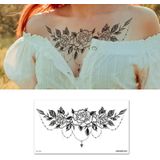 10 stks Waterdichte Tattoo Sticker Slavicle Chest Scar Dekking Sticker (BC-025)