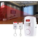 Draadloze afstandsbediening draadloze Home Security PIR alert infrarood sensor alarmsysteem Anti-Theft bewegingsmelder alarm 105DB sirene