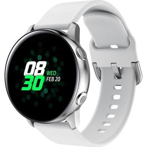 Slimme horloge galvanische gesp polsband horlogeband voor Galaxy Watch Active (wit)