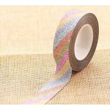 Flash Washi Sticky papier tape label DIY decoratieve tape  lengte: 10m (Floral)