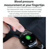 S2 1.3 inch TPU-band Smart Watch  ondersteuning Body Temperatuur Monitor / Bloed Oxygen Monitor (Zwart)