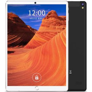 BDF P10 3G Telefoontje Tablet PC 10.1 inch  4GB+64GB  Android 10 MT8321 Quad Core  Ondersteuning Dual SIM  EU Plug(Zwart)