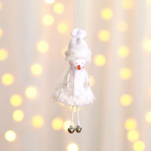 5 PCS Kerst ornamenten kerstboom kleine hanger Open haard Venster ornamenten (Sneeuwpop)
