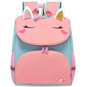 Kleuterschool Kinderen Leuke Cartoon Rugzak Schooltas (Sky Blue Unicorn)