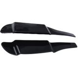 2 PC's auto Auto universele Rubber omkeren Rearview spiegel regen Baffle plaat (zwart)