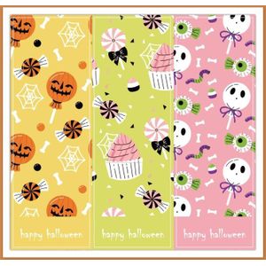 50 Vellen Halloween Rechthoekige Sticker Geschenkdoos Seal Sticker (H3)