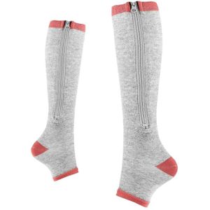 Sportsdruk sokken gecomprimeerde rits sokken  maat: XXL