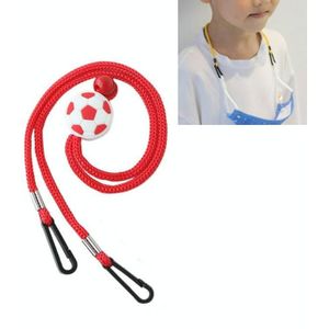 10 PCS Cartoon Voetbal Kinderen Masker Anti-Lost Lanyard Bril Rope (Rood)