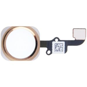 Home-knop Flex-kabel voor iPhone 6 & 6 plus  geen ondersteuning voor vingerafdruk identificatie (goud)