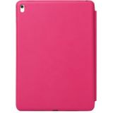 horizontaal Flip Solid Kleur lederen hoesje met Three-folding houder & wekker / slaap functie voor iPad Pro 9.7 inch(hard roze)