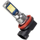 H11 / H8 2 PCS DC12-24V / 8 6W Auto Dubbele kleuren mistlampen met 24LEDs SMD-3030 & Constant Stroom  Tas Verpakking (Wit Licht + Goud Licht)