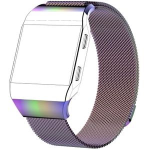 Voor Fitbit Ionic Milanese horlogeband grootte: 20.6X2.2cm(Kleurrijk)