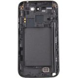 Middelste Frame Bezel + batterij Back Cover voor Galaxy Note II / N7100(Black)