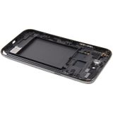 Middelste Frame Bezel + batterij Back Cover voor Galaxy Note II / N7100(Black)