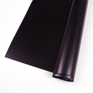 Mat platina papier bloem inpakpapier OPP materiaal boeket inpakpapier (zwart)