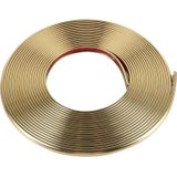 2m hoge kwaliteit auto koplamp externe Frame decoratieve Strip auto Wheel Hub Trim lijstwerk schijnt decoratie Strip Automobile netwerk decoratieve Strip(Gold)